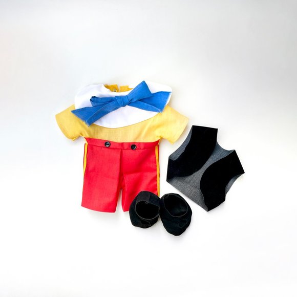 HTF Vintage 80s Effanbee 14" Disney Plush PINOCCHIO HUGABLES Doll (1159) - Picture 16 of 16